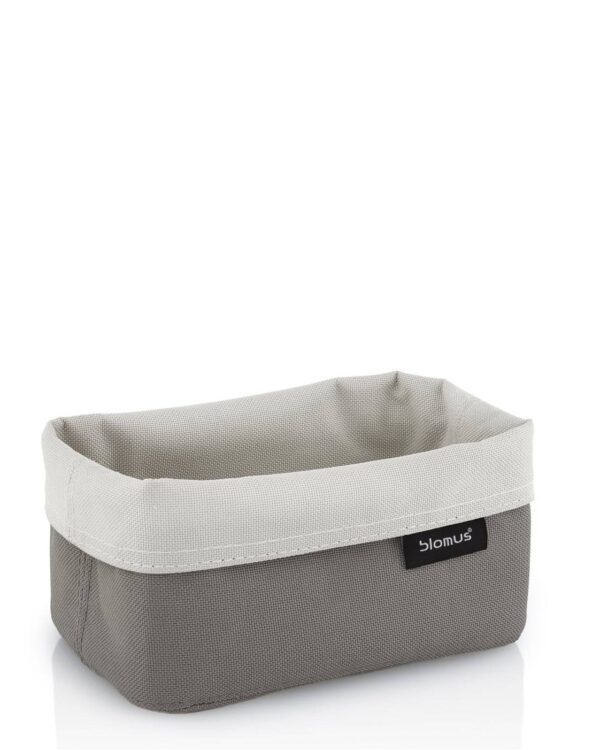 reversible basket in sand & anthracite colour
