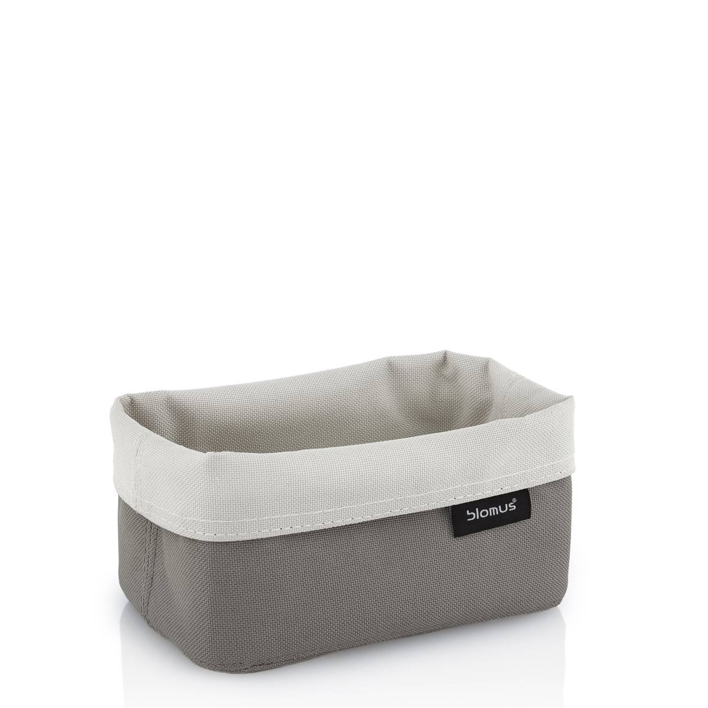 reversible basket in sand & anthracite colour
