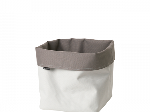 reversible basket in sand & anthracite colour