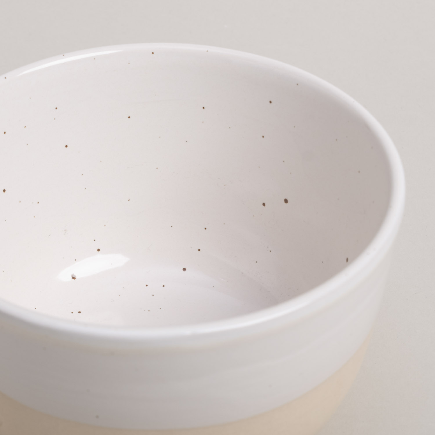 a bowl with a blind embossing in the shape of a heart.