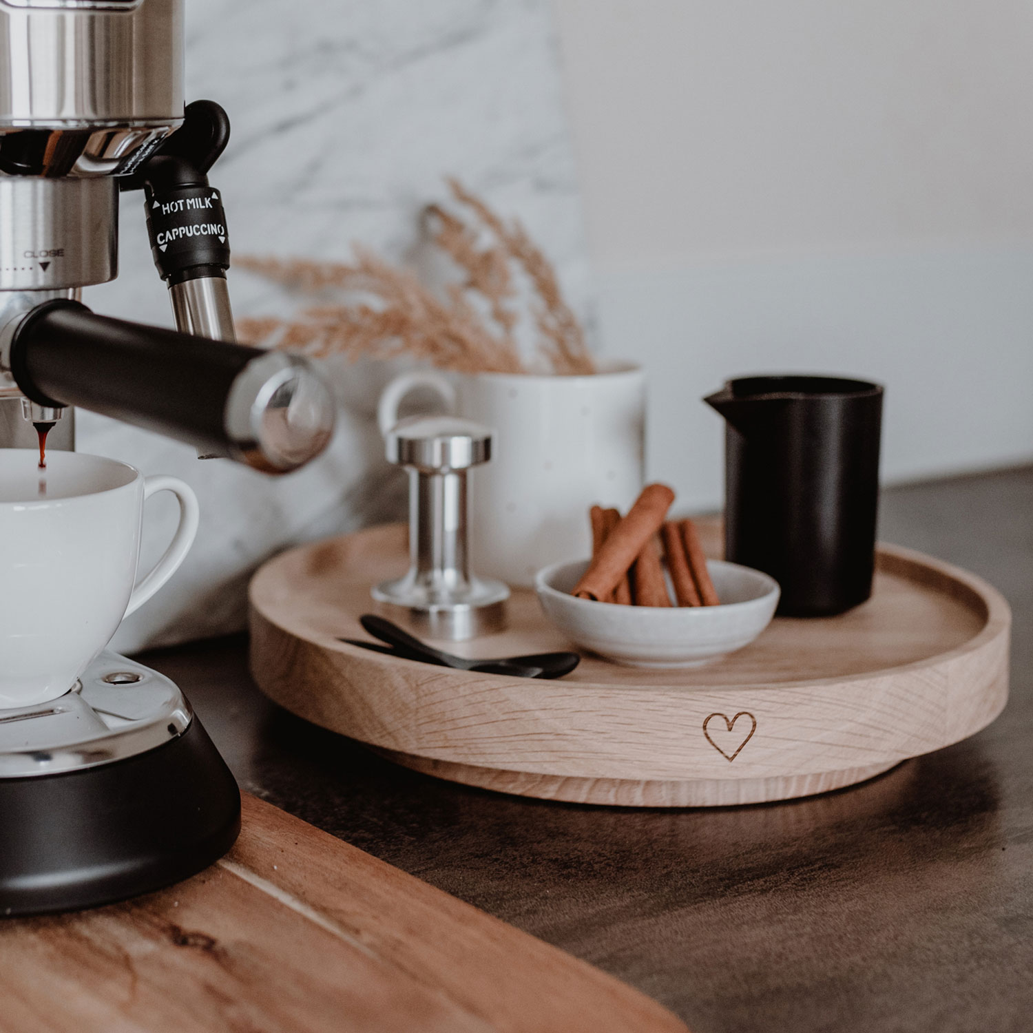 Rotating Tray | ♡ | Oak