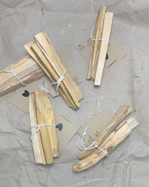 palo santo sticks, set of 3.