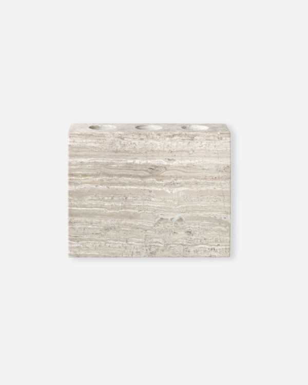 a marble toothbrush holder