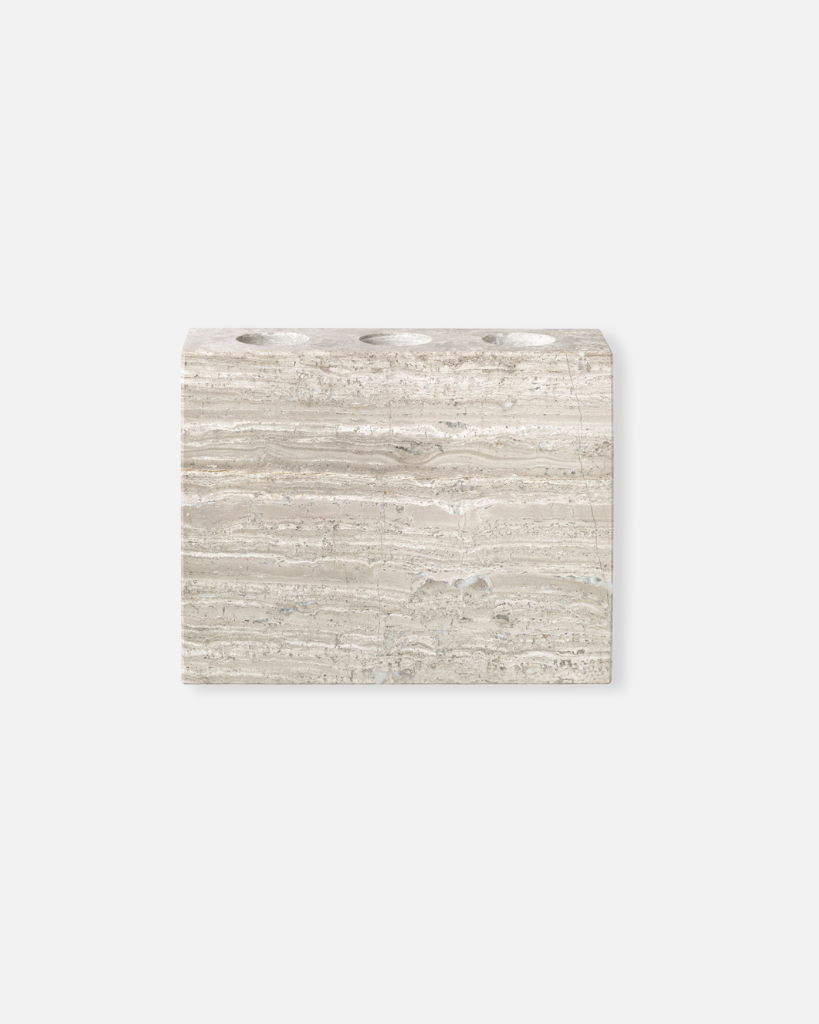 a marble toothbrush holder