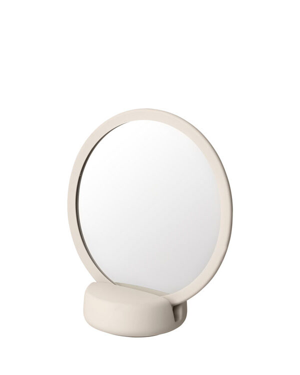 cosmetic mirror in beige colour