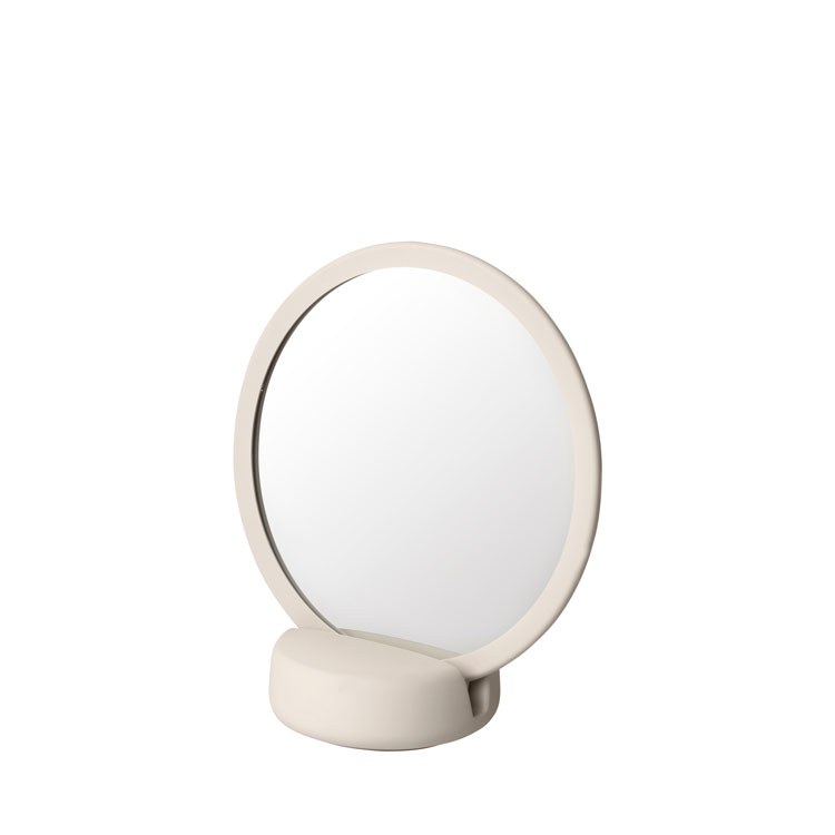cosmetic mirror in beige colour