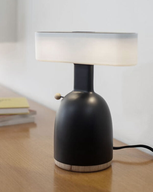 table lamp activated by inserting a coin