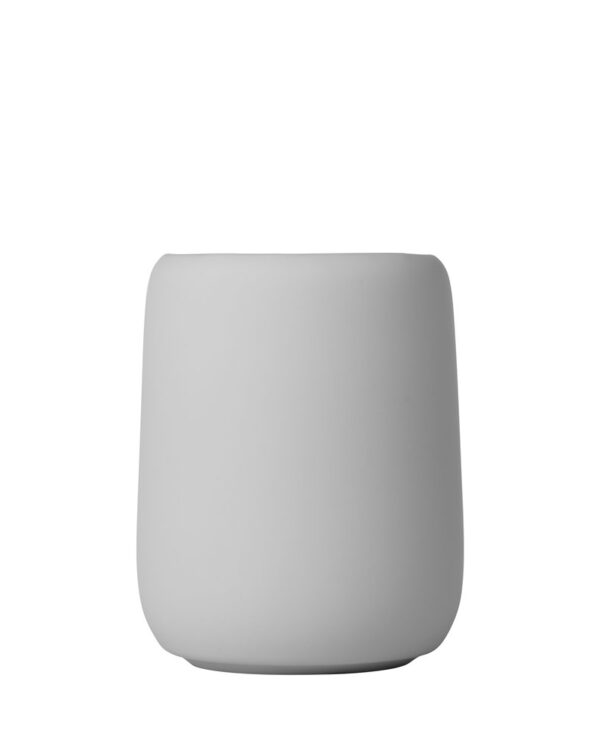 toothbrush holder in light grey