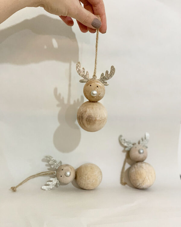 christmas reindeer ornament