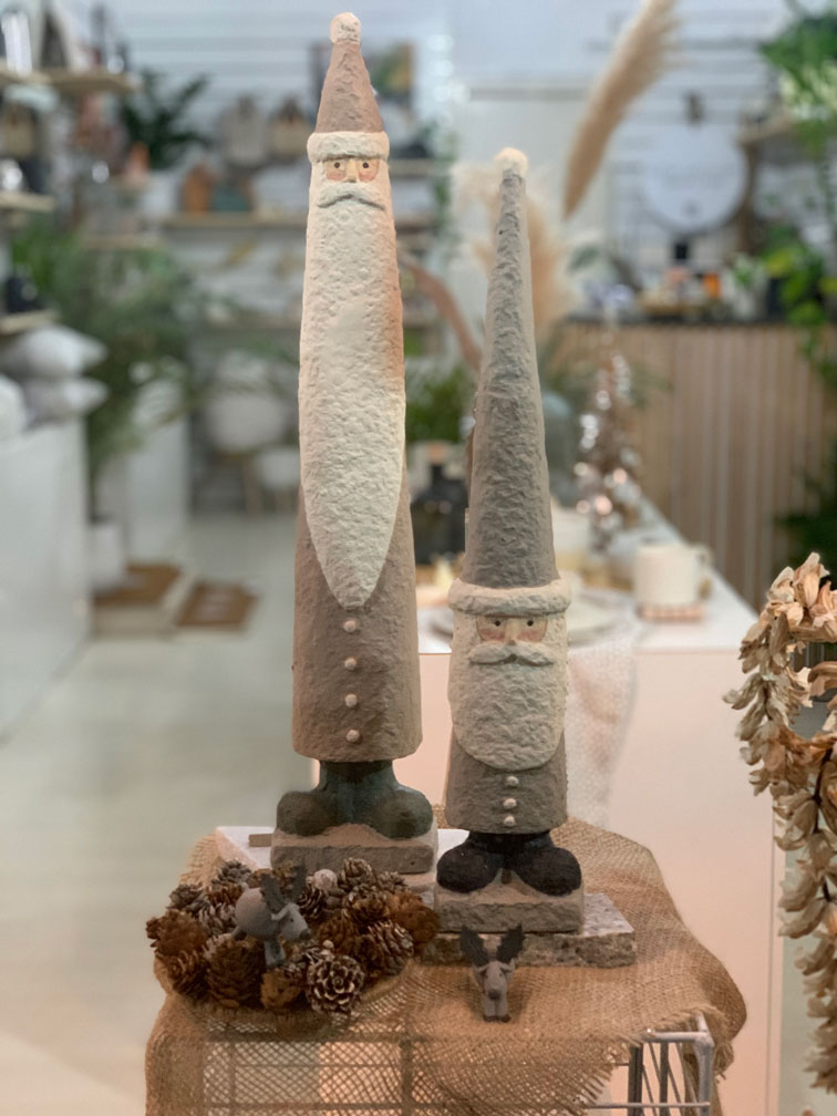 handamde ceramic santa claus