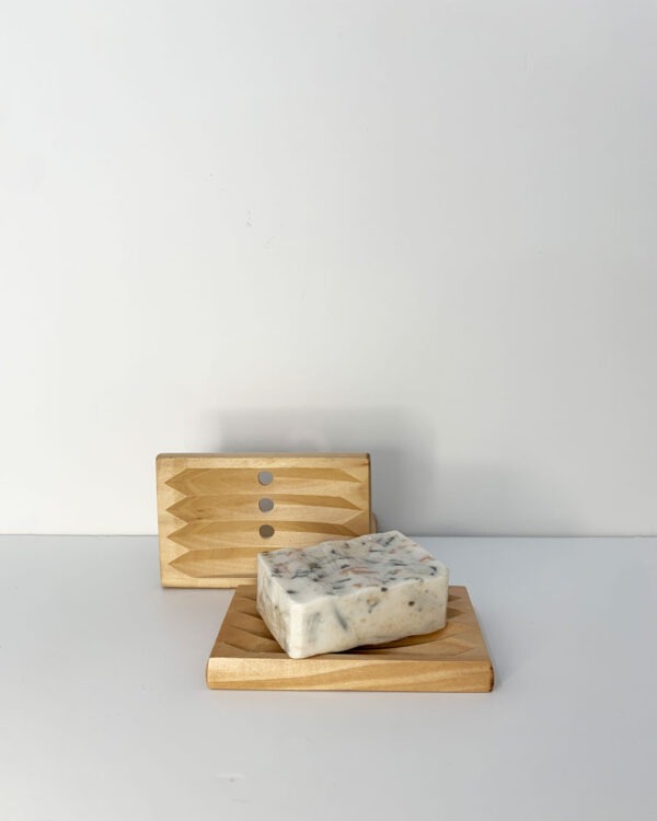 wooden soap dish