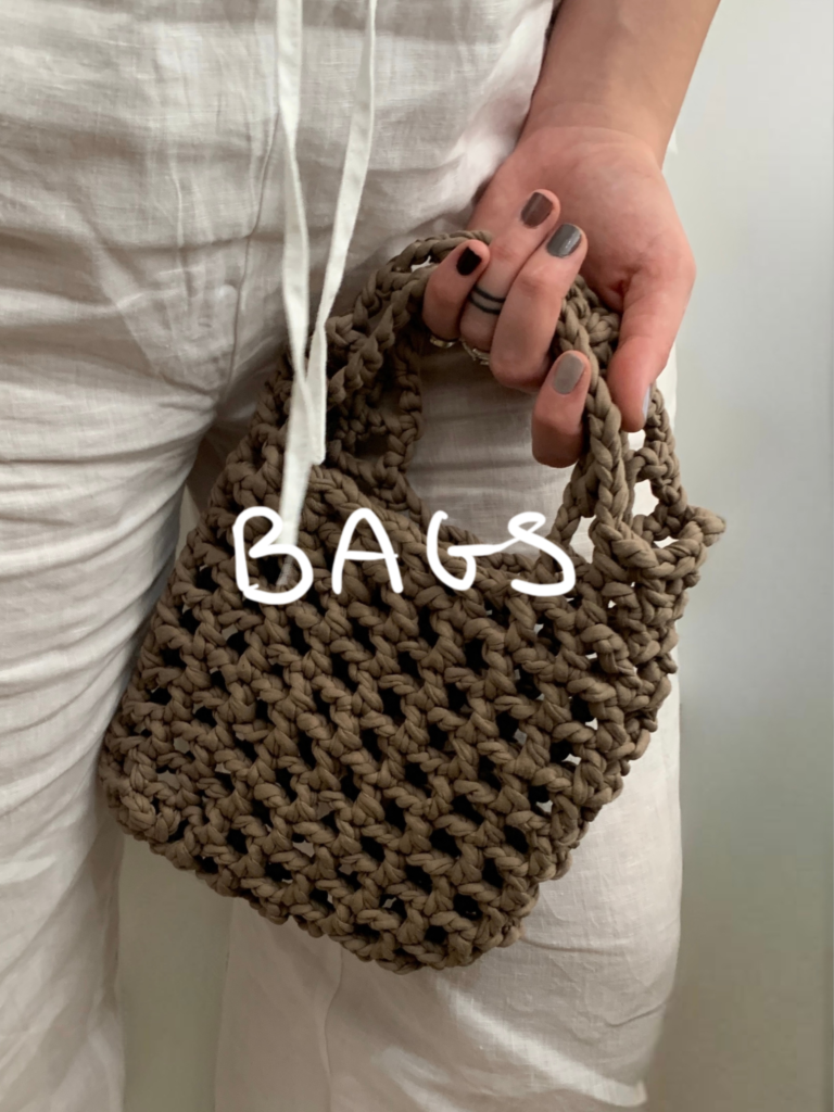 crochet bags. handmade accessories