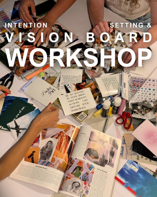 vision board workshop flyer
