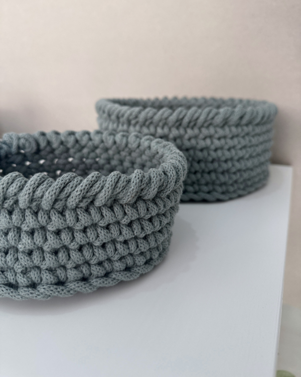 crochet handmade basket