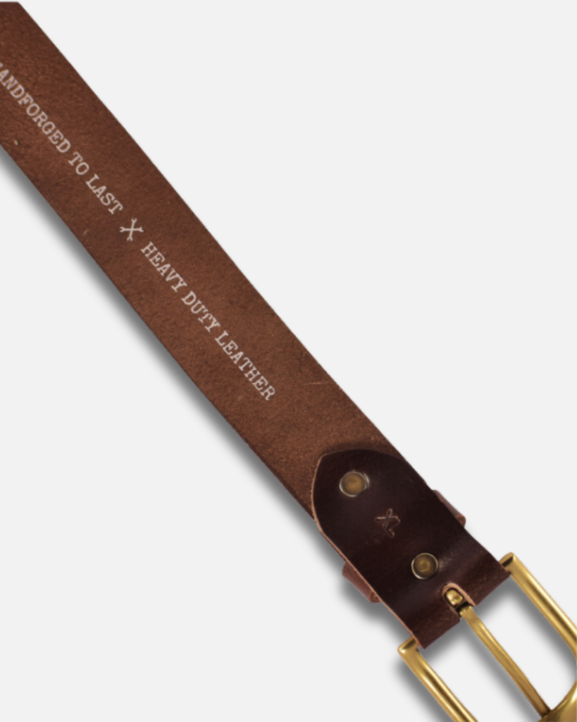 classic brown leather belt