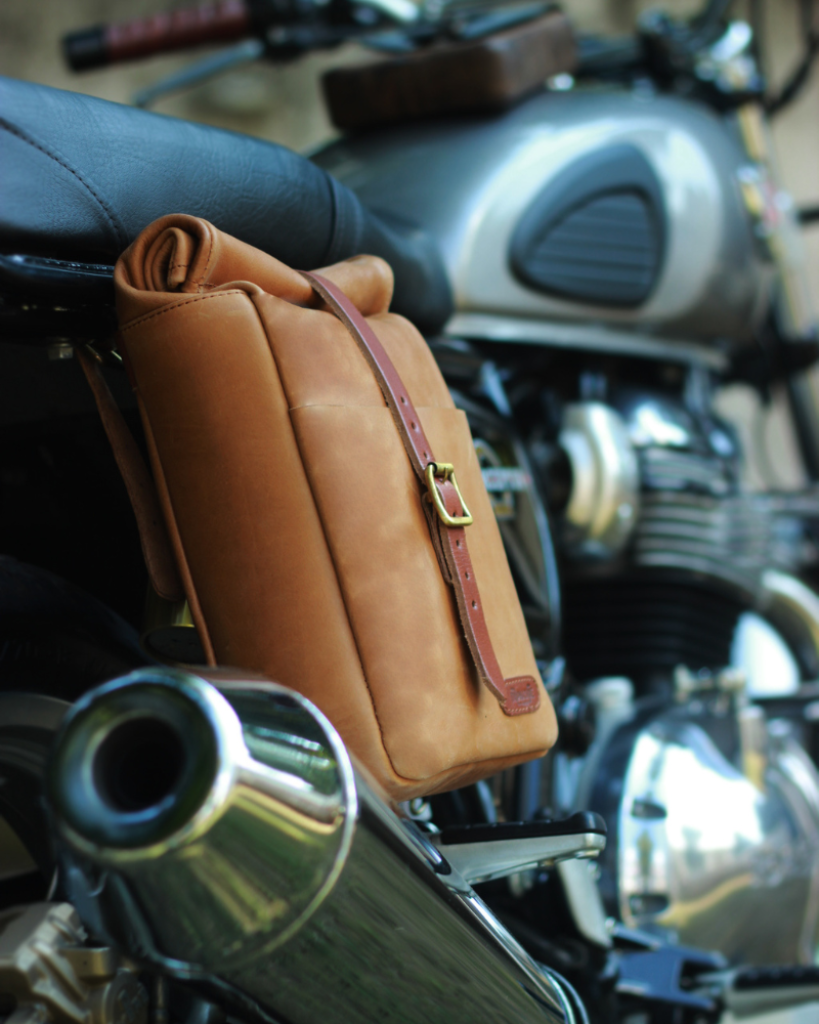 Compact Carry-All. mini pannier. motorcycle bags. versatile carrying.