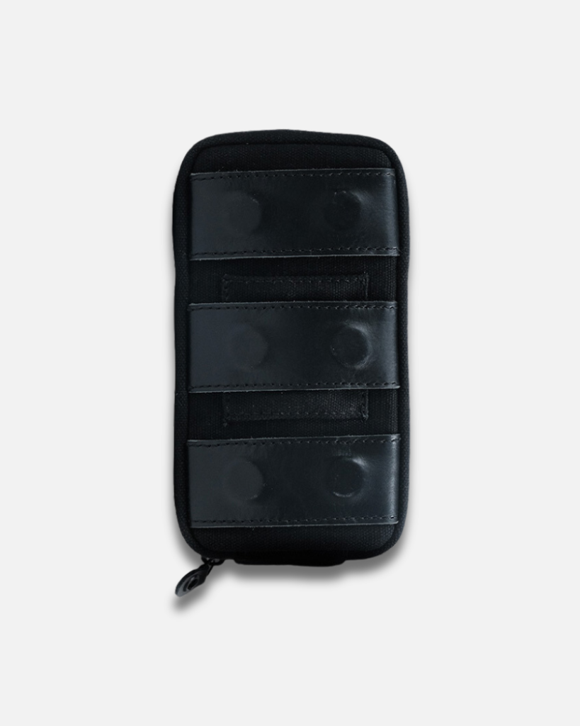 Navigator Phone Pouch | Premium Leather & Canvas | 6 Strong Magnets | Clear Touch Screen | Waterproof YKK Zipper | Multi-Wear Design | Fits iPhone 15 Pro Max | Perfect EDC Companion | Adventure-Ready | 22x12.5x7.5cm