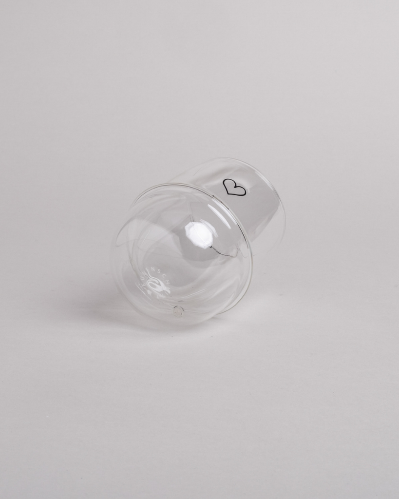 Enjoy your cappuccino in style with our Double-Walled Heart Glass. The double-wall design keeps drinks hot and hands cool, while the sweet heart detail adds a touch of charm. Dishwasher safe