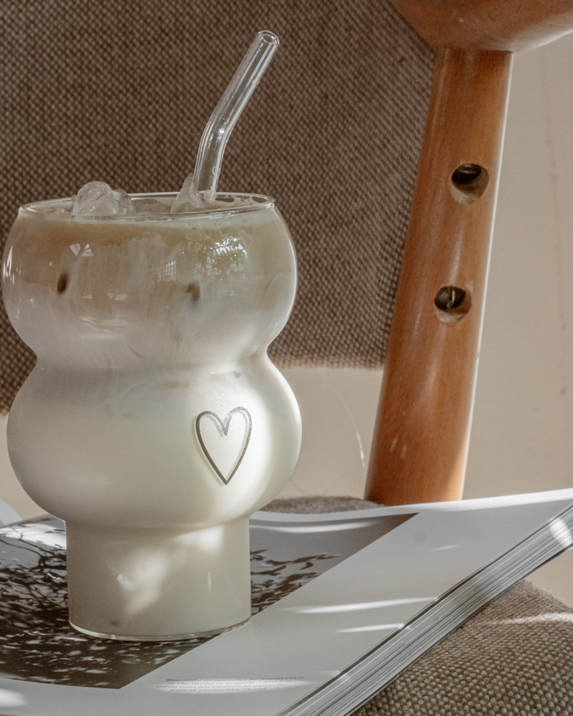Add a touch of love to your drinks with the Double Bubble Heart Glass. This unique glass features a playful double bubble design and sweet heart accent, perfect for any beverage. Durable, dishwasher safe, and a great gift idea!