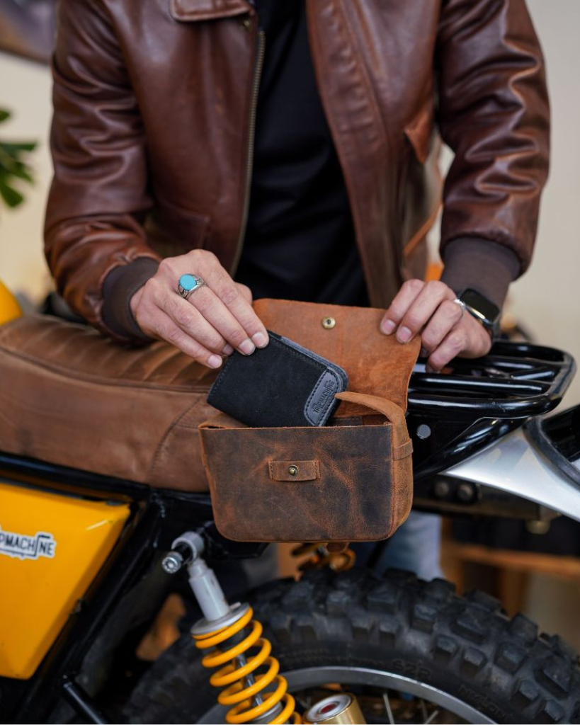 Premium Leather Adventure Bag | Heavy-Duty Construction | Versatile Design | EDC Compatible | Compact 19x12.7cm | All-Purpose Carry | Thick Premium Leather | Built to Last | Perfect Daily Companion | Multi-Use Design